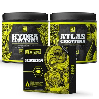 Kit Kimera Thermo + Glutamina 150g + Creatina 150g