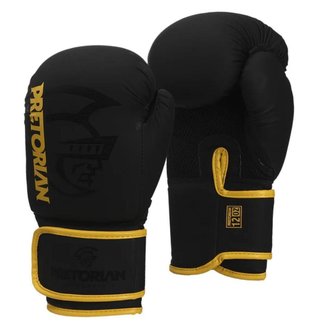 Kit Luva Boxe e Muay Thai Pretorian First FX2 com Bandagem e Protetor Bucal