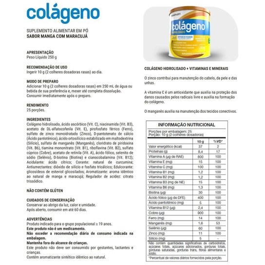 Kit Maxinutri 2 Colágeno Hidrolisado 250g