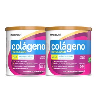 Kit Maxinutri 2 Colágeno Hidrolisado Lata 250g