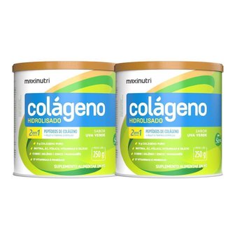 Kit Maxinutri 2 Colágeno Hidrolisado Lata 250g
