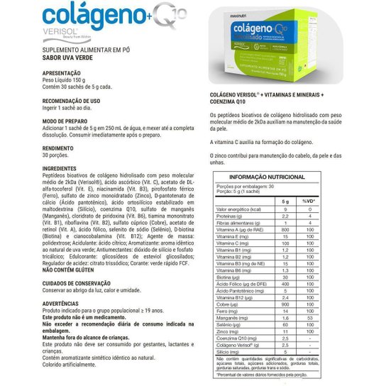 Kit Maxinutri 2 Colágeno Hidrolisado Verisol Sache