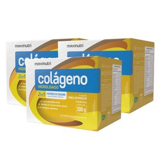 Kit Maxinutri 3 Colágeno Hidrolisado Saches
