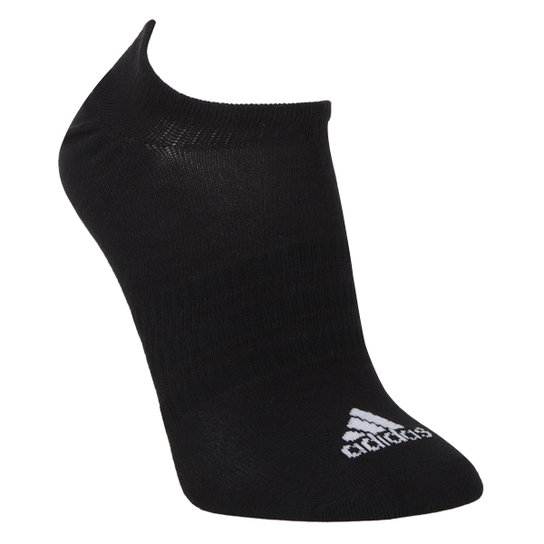 Kit Meia Adidas Cano Baixo Sportswear c/ 3 Pares