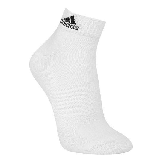 Kit Meia Adidas Cano Baixo Sportwear c/ 3 Pares