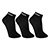 Kit Meia Adidas Cano Médio Com 3 Pares - Preto+Branco