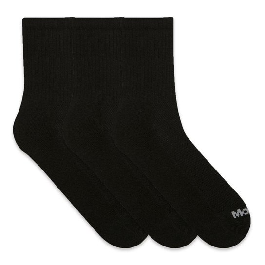 Kit Meia Cano Médio Mash Masculina 3 Pares