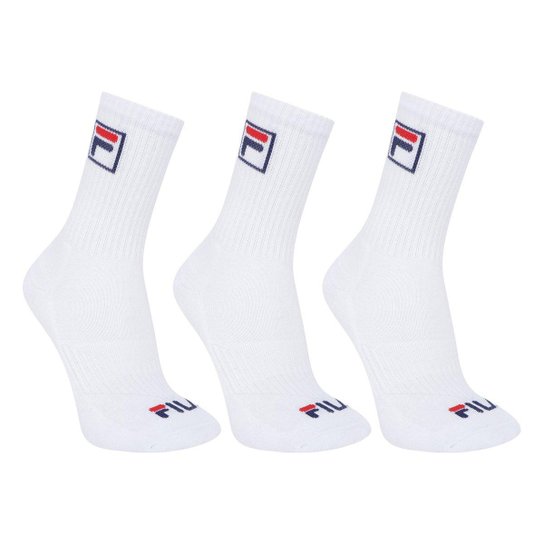 Kit Meia Fila Cano Médio Fbox Br 3 Pares