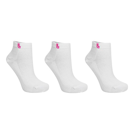 Kit Meia Lupo Cano Baixo AF Sport c/ Pares Feminina Allianz
