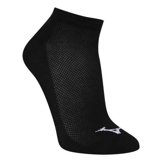 Kit Meia Mizuno Cano Curto Basic Sc 3 Pares