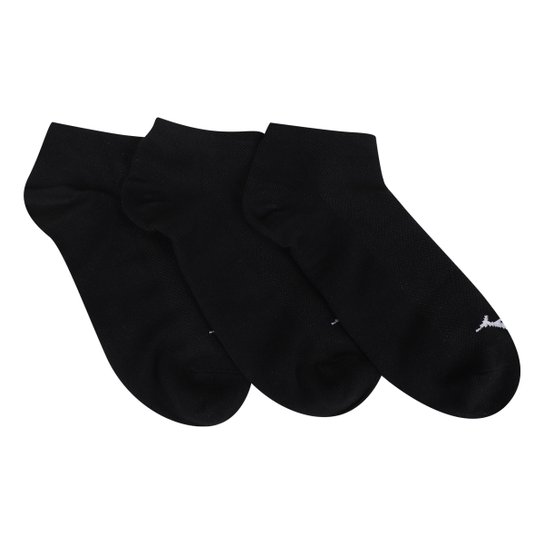 Kit Meia Mizuno Cano Curto Basic Sc 3 Pares