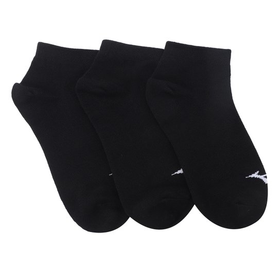 Kit Meia Mizuno Sem Cano c/ 3 Pares