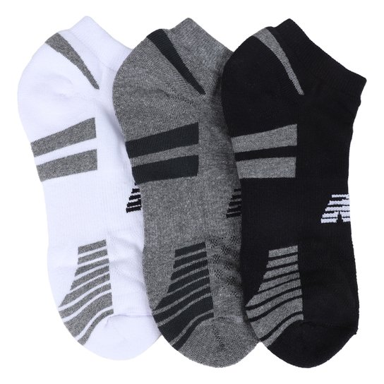 Kit Meia New Balance c/ 3 Pares Feminina