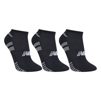 Kit Meia New Balance c/ 3 Pares Masculina