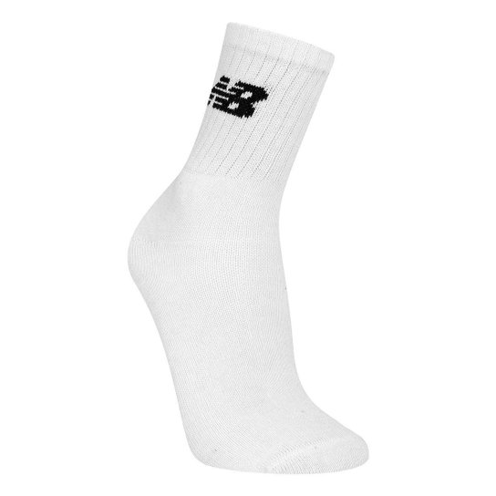 Kit Meia New Balance Cano Alto Logo 3 Pares