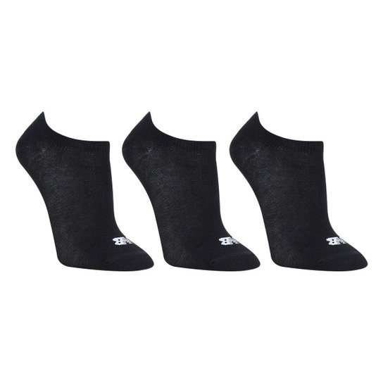 Kit Meia New Balance Invisível 3 Pares
