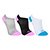 Kit Meia Olympikus Treino In c/ 3 Pares Feminina - Preto+Branco