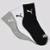 Kit Meia Puma Cano Médio 3 Pares Feminina Cinza, P - Colorido