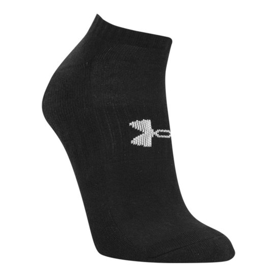 Kit Meia Under Armour Cano Baixo C/ 3 Pares