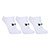 Kit Meia Under Armour Cano Baixo C/ 3 Pares - Branco+Chumbo