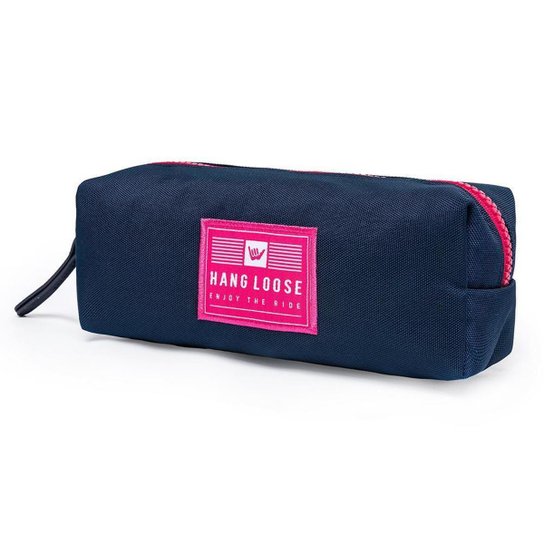 Kit Mochila Hang Loose Escolar Feminina Estojo 20 Litros