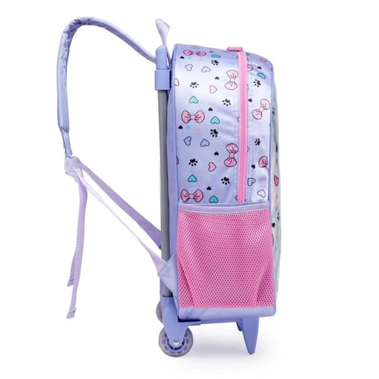 Kit Mochila Infantil Espaçosa Resistente Escolar
