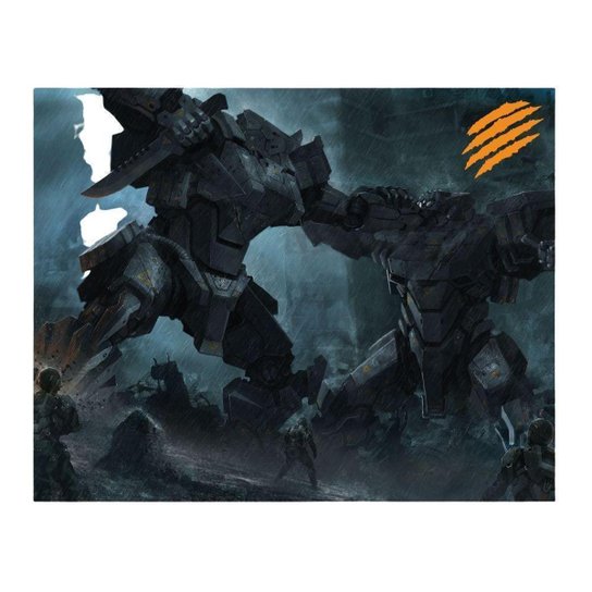 Kit Mouse E Mousepad War 6 Botoes Led OEX Game MC100 Preto