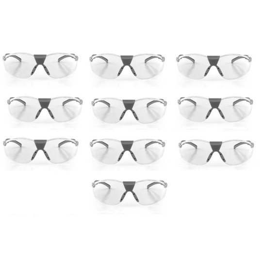 Kit Óculos Segurança HUPI Seg06 com 10 Unidades