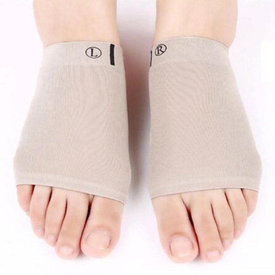 Kit Par Palmilha Plantar Ortopédica Dor Calcanhar Pés
