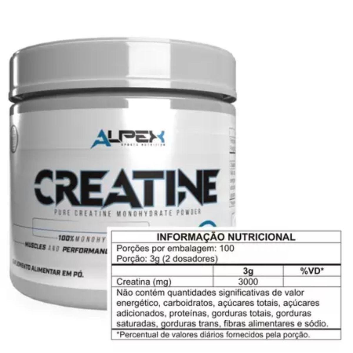 Kit Pré Treino Insane Clown 350g Demons Lab + Creatina Pura Alpex