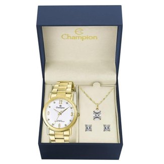 Kit Relógio Champion Feminino - CN29025W