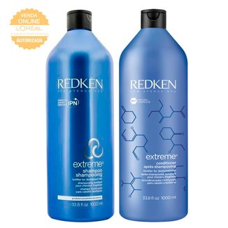 Kit Shampoo 1L + Condicionador 1L Redken Extreme