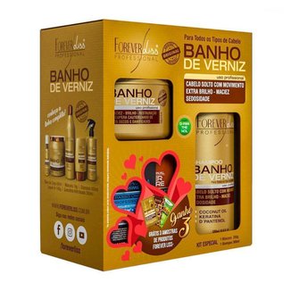 Kit Shampoo + Máscara Forever Liss Especial Banho de Verniz Kit