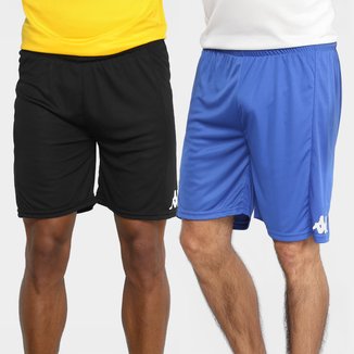 Kit Short Kappa Xaron 2.0  2 Peças Masculino