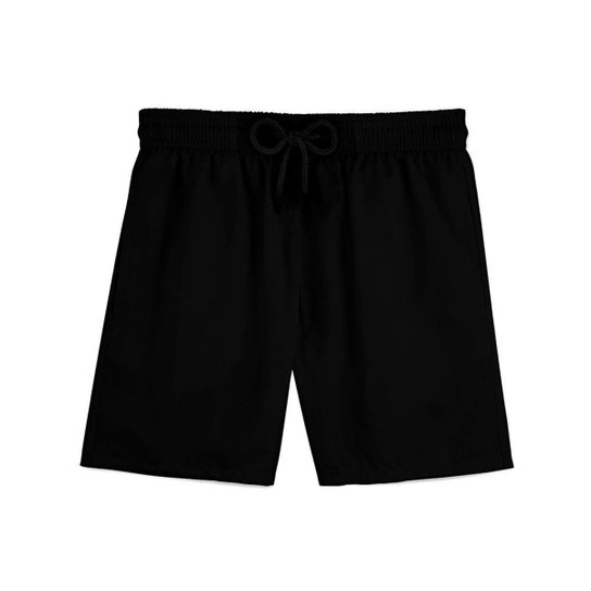 Kit Short Praia Academia Passeio Treino Preto + Manga Longa Masculina Segunda Pele Dry