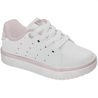 Kit Tênis Infantil Kidy Happy Casual Feminino Estiloso Confortável Resistente