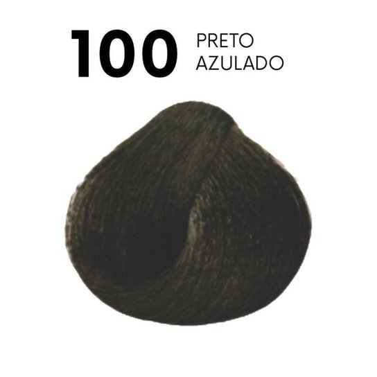 Kit Tonalizante + Tratamento pós + Emulsão + Luvas + Folheto 100 Preto Azul Haskell Tons Pretos