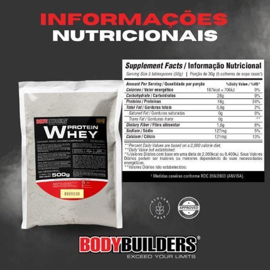 Kit Whey 500g + Albumin 500g + 2x BCAA 100g + 2x Creatina 100g + Coq + Porta Cáps - Bodybuilders