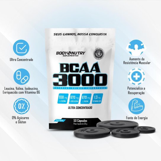 Kit Whey Pro 900g Body Nutry Creatina 60 Cáps BCAA 50 Cáps Coqueteleira 600ml