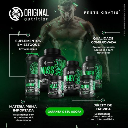 Kit Whey Protein Isolado Blend + Bcaa + Creatina Turbo Monohidratada + Shaker - Combo de Suplementos