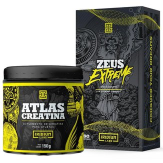 Kit Zeus Extreme 60 Comps + Atlas Creatina 150g - Iridium Labs