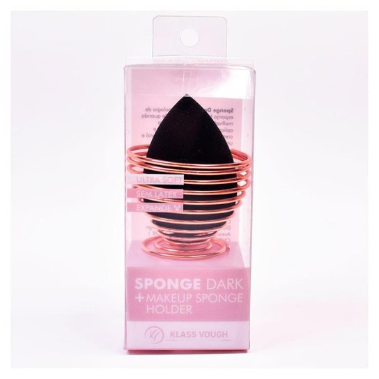Klass Vough Esponja de Maquiagem Kit – Esponja de Maquiagem + Suporte Kit