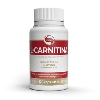 L-Carnitina + B6 Vitafor 120 cápsulas