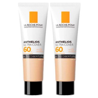 La Roche-Posay Anthelios Ultra Cover Kit com 2 Unidades – Protetor Solar Facial Com Cor FPS60 2.0 –