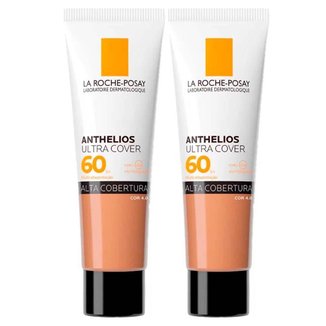 La Roche-Posay Anthelios Ultra Cover Kit com 2 Unidades – Protetor Solar Facial Com Cor FPS60 4.0 –