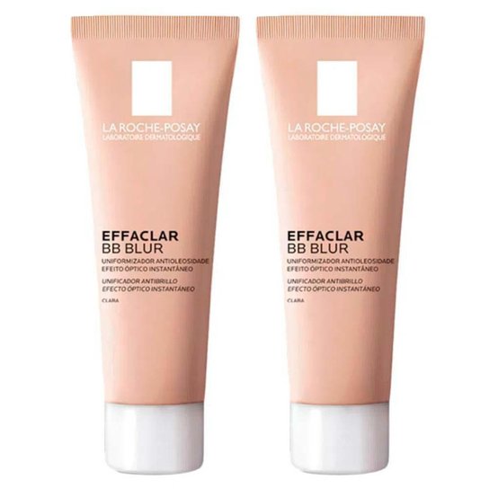 La Roche-Posay Effaclar BB Blur Mousse Kit com 2 Unidades – Base Uniformizadora Clara – 20ml Kit