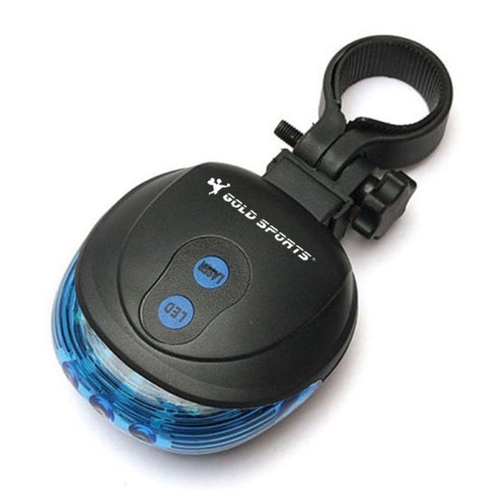 Lanterna traseira de Bike Gold Sports Led Clear Vision Laser Tail Light