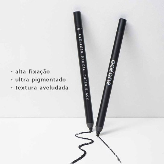 Lápis de Olho Océane Eyeliner Super Black