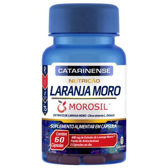 Laranja Moro - 60 Cápsulas - Catarinense Nutrição