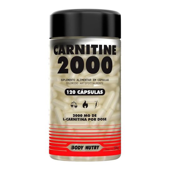 LCarnitina 2000mg Body Nutry 120 Cápsulas – Suplemento Alimentar